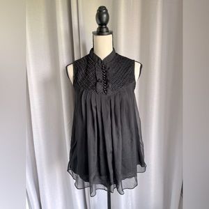 Forever 21 Beaded Black Blouse